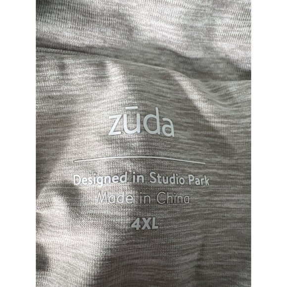 Zuda Mens Z Cool Jersey Long Sleeve Active Hooded Pullover Cool Grey 4XL Active - Picture 4 of 7